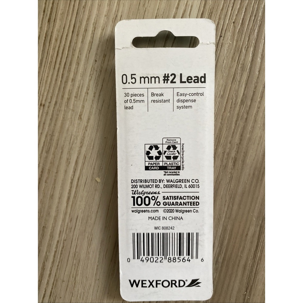 Wexford Tubes 0.5mm #2 Lead Refill, 30 pieces - Picture 2 of 2